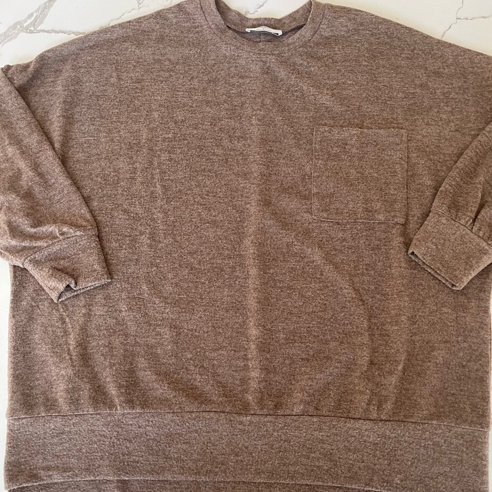 Zenana brown tunic
